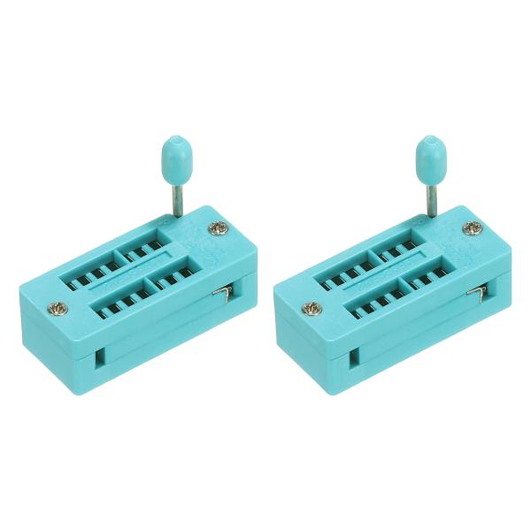 PATIKIL ユニバーサル ICテスト ZIFソケット 14ピン 2.54mmピッチ マイクロコン...