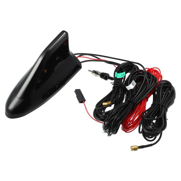 uxcell ルーフアンテナ シグナルアンプ AM FM アンテナ-DAB DABスプリッタアダプタ...