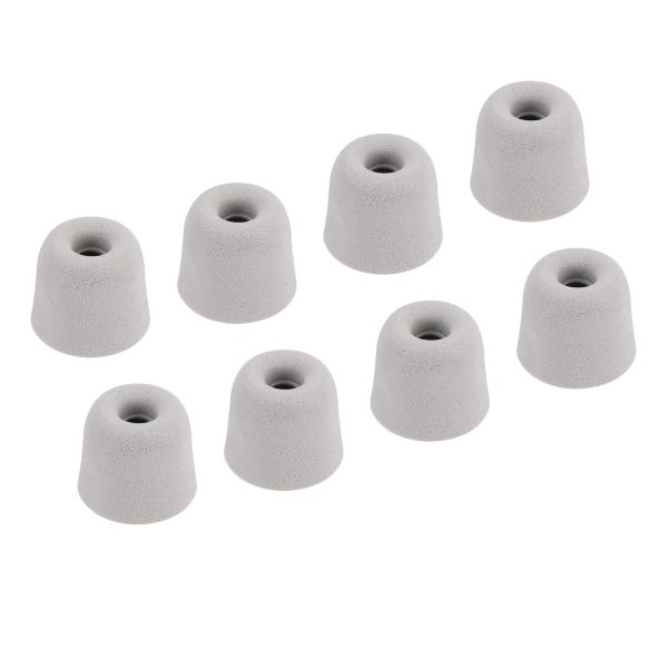 uxcell 交換用フォームイヤーチップ イヤホン用 3-4mm 中サイズ イヤーチップ シルバー ...