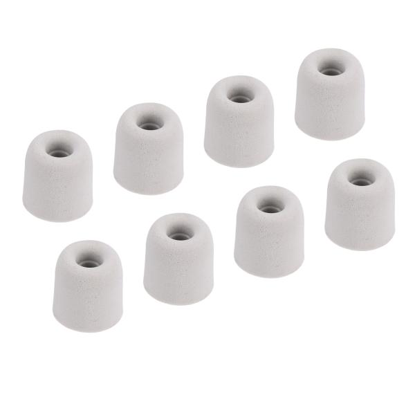 uxcell 交換用フォームイヤーチップ イヤホン用 3-4mm 小サイズ イヤーチップ シルバー ...