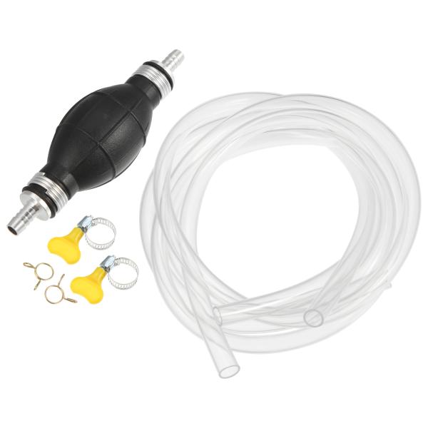 uxcell PVCホース ハンド燃料ポンプ トランスファーポンプ ハンドサクションポンプ オートバ...