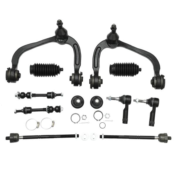 uxcell 12ピース フロントサスペンションキット Fo rdに対応 F 150 2005 20...