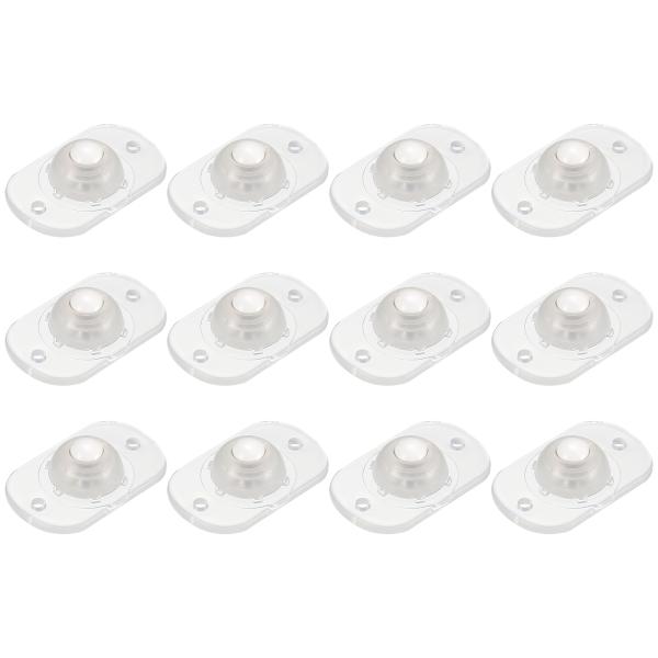 uxcell 自己接着キャスターホイール ミニ回転ペースト ユニバーサルプーリー ビン底 ゴミ箱 収...