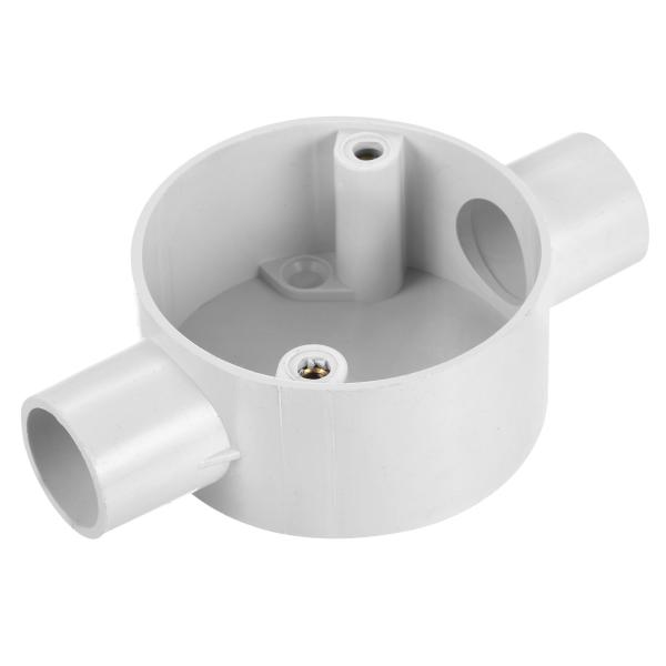 uxcell PVCコンジットボックスジャンクションボックス2ウェイ20mm M4x0.7 電子プロ...