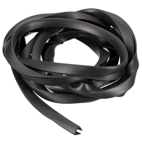 uxcell ラバーエッジトリム エッジプロテクター エッジ保護カバー Uチャネル 2.5 M長さ ...