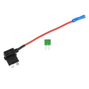 uxcell 12V標準ヒューズ アダプタタップヒューズキット 1個30Aブレードスタイルヒューズ付き 金属 車用 ボート用