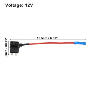 uxcell 12V標準ヒューズ アダプタタッ...の詳細画像3