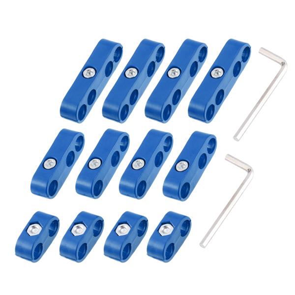 uxcell 車のエンジンスパークプラグワイヤーセパレーター ルームディバイダーオーガナイザークラン...