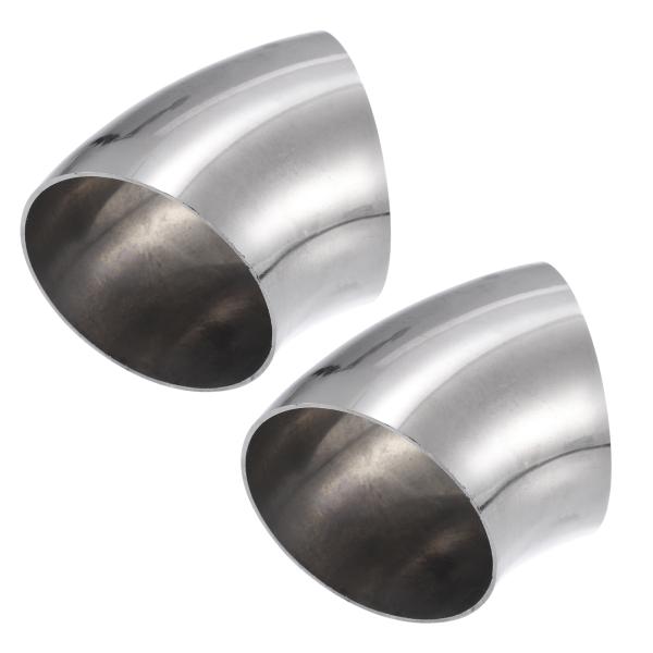 uxcell 45℃ マンドレルベンドエルボ 排気エルボパイプ OD76mm SS304 ステンレス...