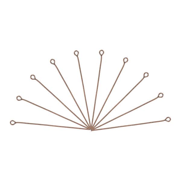 uxcell アイピン ジュエリーパーツアイピン 50mm アイアンアイピン ジュエリー製作 ピアス...