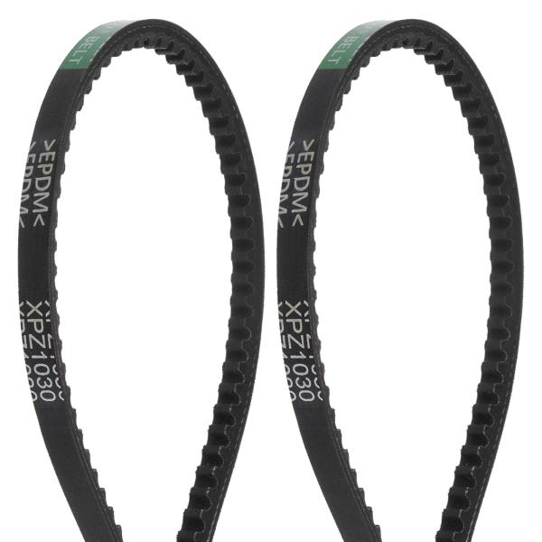 uxcell XPZ1030コグドVベルト 1045mm外側周囲長 10mm幅 9mm高さ ラバード...