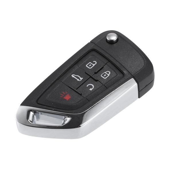 uxcell 5 ボタン交換用キーフォブケース キーレスエントリーリモートキーシェル Chevrol...