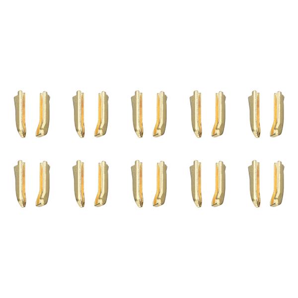 uxcell ダブルオープンジッパー修理ラッチキット #3インサートピン ジャケットコート双方向分離...