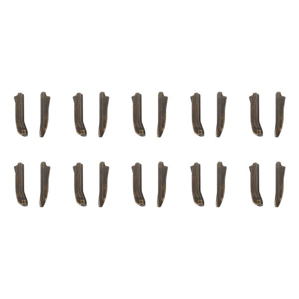 uxcell ダブルオープンジッパー修理ラッチキット #3インサートピン ジャケットコート双方向分離...