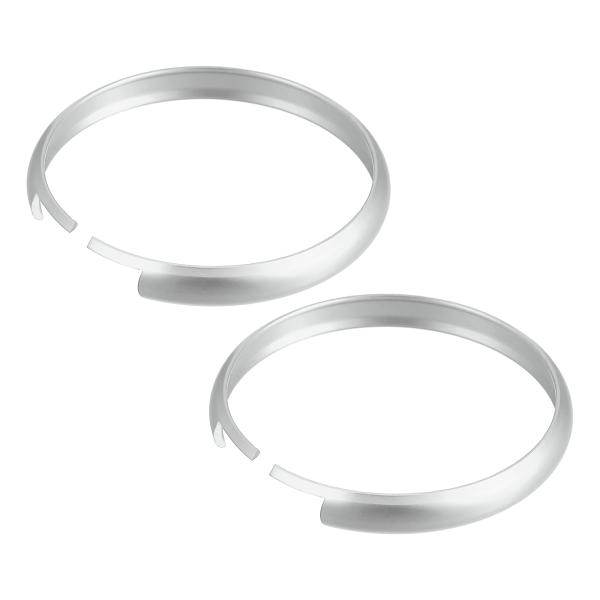 ACROPIX 車のリモートキーフォブカバーシェルケース アルミニウム合金 Miniに対応 シルバー...