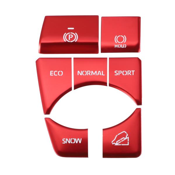 A ABSOPRO 車のハンドブレーキドライブモードボタンカバートリム デカールステッカー Toy ...