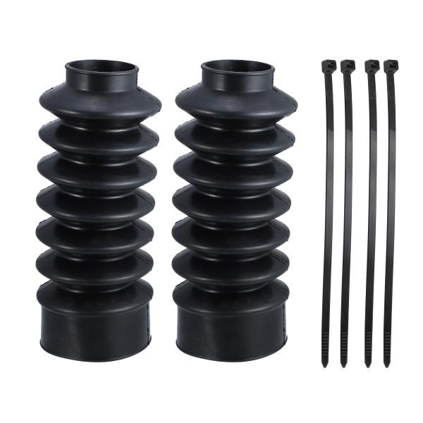 uxcell 二輪用フロントフォークガードカバー ショックアブソーバーブーツ Harleyに対応 S...