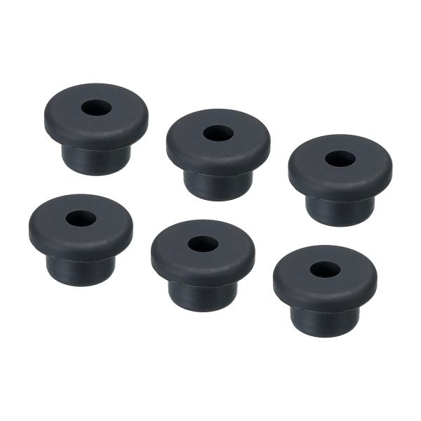 uxcell T形ラバーグロメット 24 mm外径 7 mm内径 シール保護穴プラグ ケーブルパイプ...