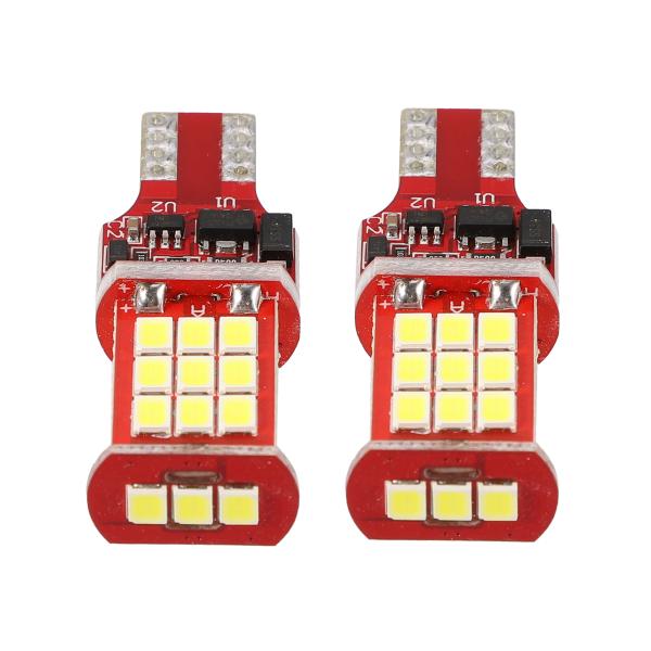 xAUTOHAUx LED電球 T15 ストロボ点滅 6000Kホワイト 3030 21チップ T1...