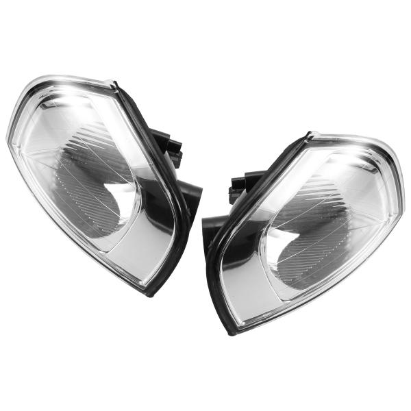 uxcell ターンシグナルライトランプ フロント左右コーナー信号灯 Volvoに対応 S80に対応...