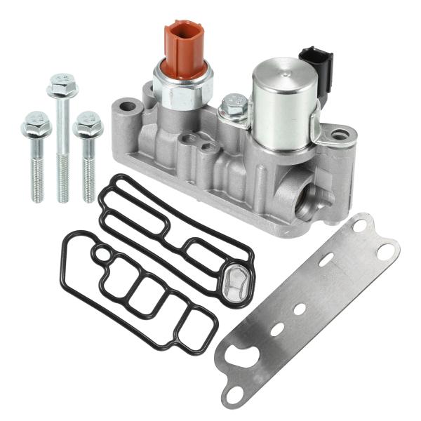 X AUTOHAUX 車のエンジン可変タイミングソレノイド フロントスプールバルブソレノイドアセンブ...