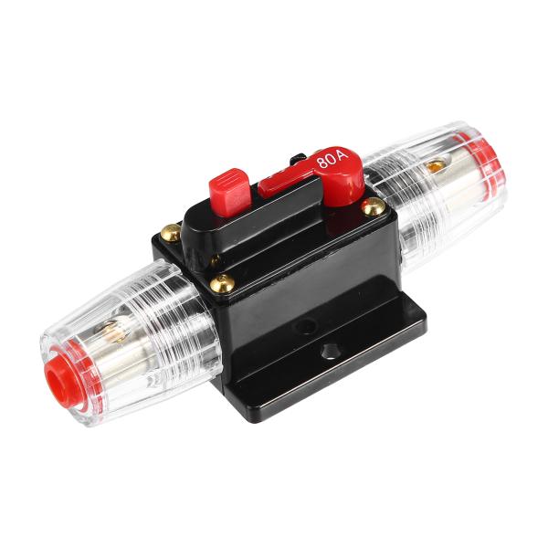 xAUTOHAUx ヒューズホルダープロテクター インライン手動リセット付き DC 12V48V 8...