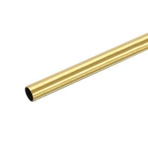 uxcell 真鍮管 10mm外径 0.5mm壁厚さ 250mm長さ 丸パイプチューブ 産業 DIYプロジェクト用
