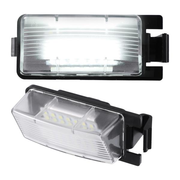 A ABSOPRO 車のLEDナンバープレートライトアセンブリ 6000K ホワイト 26510CD...