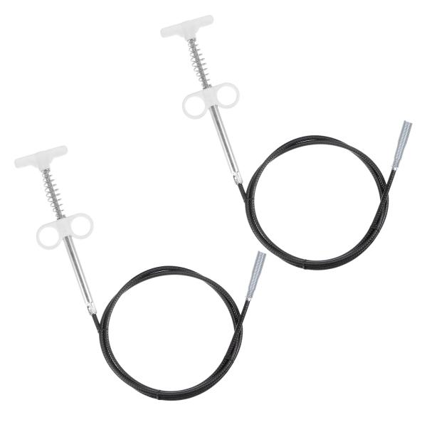 uxcell グラバークローピックアップツール 柔軟 1.6 M 4爪 ステンレス鋼 下水道掃除フッ...