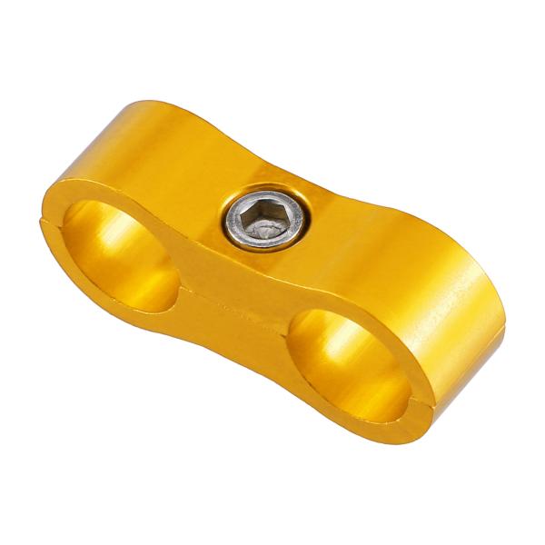 xAUTOHAUxAN6カーホースセパレータークランプ 燃料ライン コネクタ アルミニウム合金 オイ...