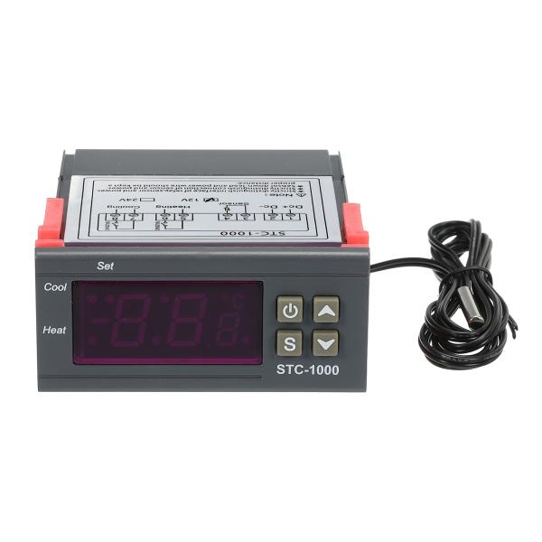 uxcell ディジタル温度制御装置 サーモスタット 加熱 冷却-50 〜 99°C STC-100...