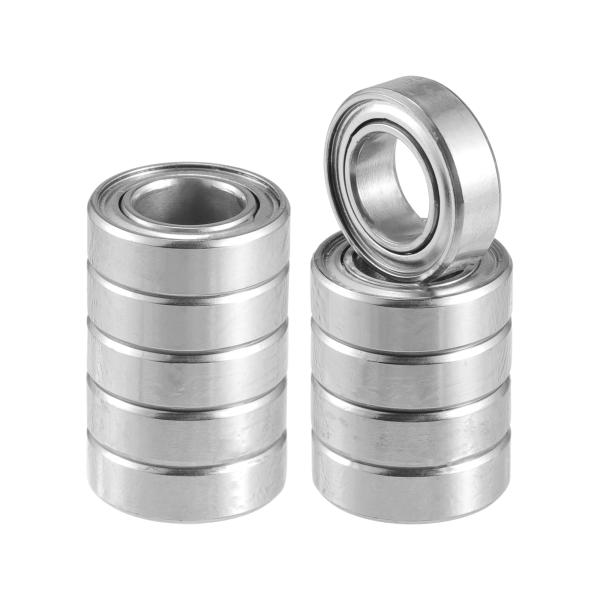 ACROPIX 単列深溝玉軸受 ダブル金属シールド MR137ZZ 7x13x4mm シルバートーン...