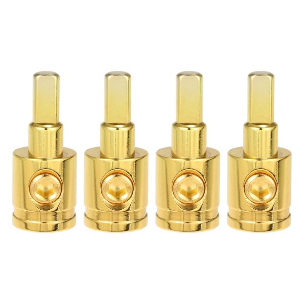 xAUTOHAUxアンプ入力リデューサー 銅 0ゲージ カーステレオオーディオ AWG ピン 電源ア...