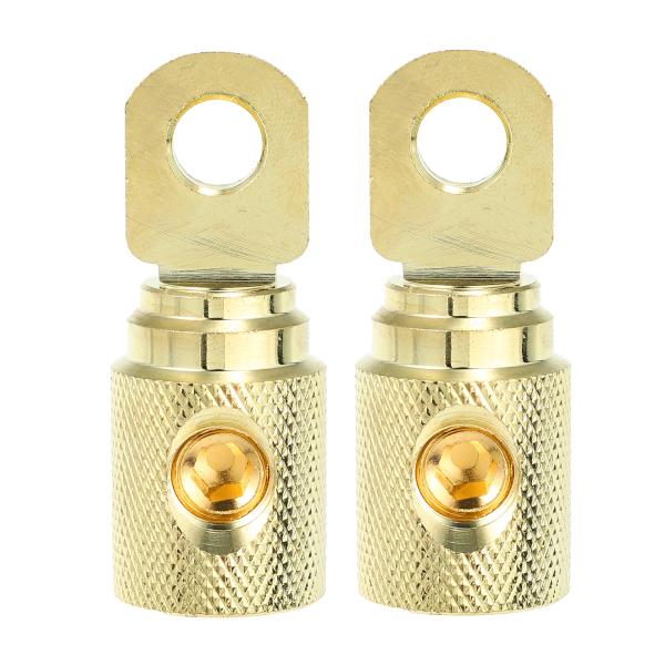 xAUTOHAUxアンプ入力リデューサー 銅線 0ゲージ カーステレオオーディオ AWGピン電源アー...