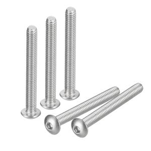 uxcell パンヘッドプラス機械ネジ 亜鉛メッキ 炭素鋼 十字頭ネジ 全