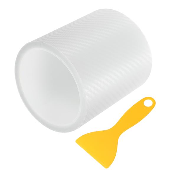 uxcell 車のドアシルプロテクターフィルムカバー 300x10cm トラック SUV用 傷防止 ...