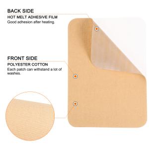 uxcell アイロン接着ワッペン 衣類の修理...の詳細画像4