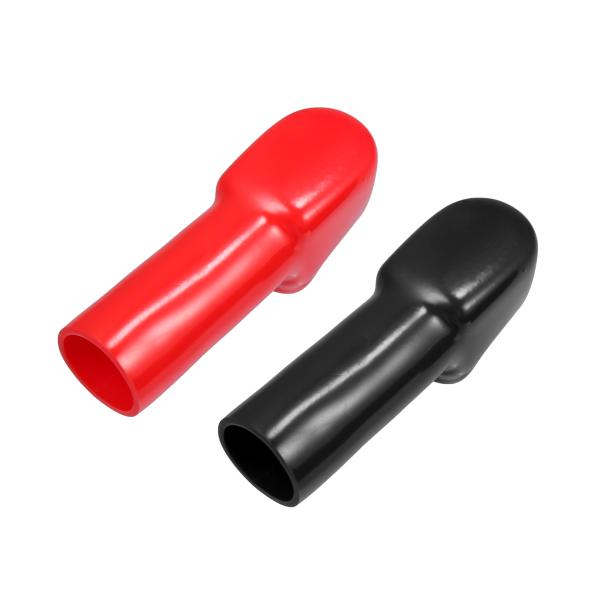 A ABSOPRO バッテリー端子絶縁カバー 20mm カーバッテリーポストキャップ 車 オートバイ...