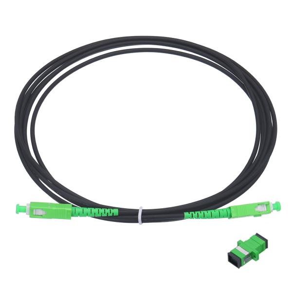 uxcell 3M シングルモードシンプレックス OS2 光ファイバーパッチケーブル LSZH S ...