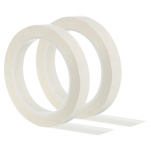 PATIKIL 15 mm グラフィックテープ 2個 ホワイトボードテープ ドライイレース ピンスト...