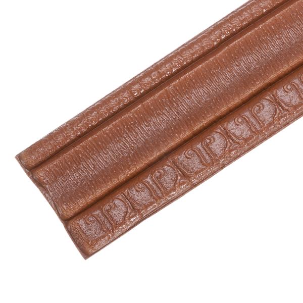 uxcell フレキシブルウォールモールディングトリム 1個入り 2.3Mx10cm柔軟なベースボー...