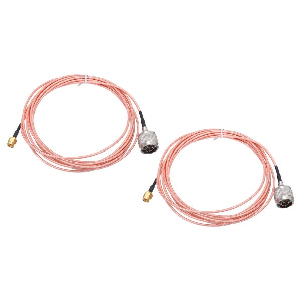 uxcell RG316同軸ケーブル　SMA オスーNオス　低損失　RF同軸ケーブル 10FT 50...