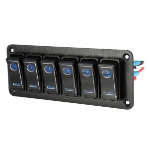 トラック デコトラ 12連スイッチボックス ブラック 12V 24V メイン