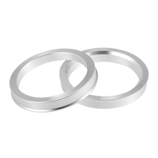 xAUTOHAUxカーハブセントリックリング アルミニウム合金 ホイールボアセンタースペーサー 外径...