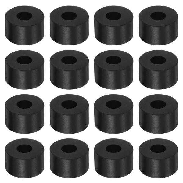 uxcell ネオプレンラウンド防振絶縁パッド アイソレーターゴムワッシャーブッシング 16個入り ...