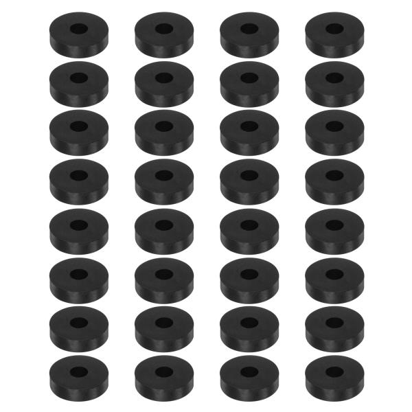 uxcell ネオプレンラウンド防振絶縁パッド アイソレーターゴムワッシャーブッシング 32個入り ...