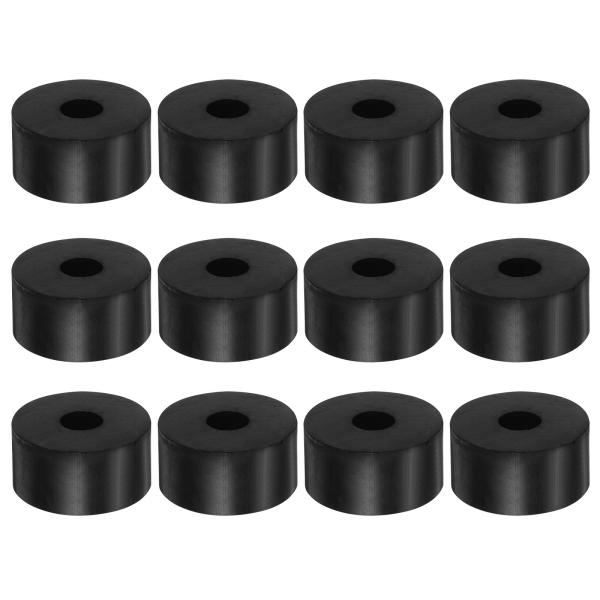 uxcell ネオプレンラウンド防振絶縁パッド アイソレーターゴムワッシャーブッシング 16個入り ...