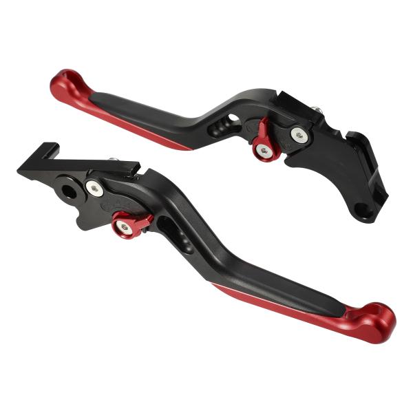 xAUTOHAUx1 ペアオートバイブレーキクラッチレバー調整可能な折りたたみHon-daに対応mo...