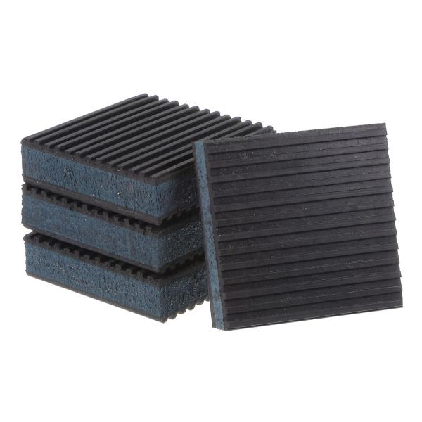 uxcell ゴム製防振パッド アイソレーション振動吸収パッド 滑り止め防止ノイズ EVAセンター付...