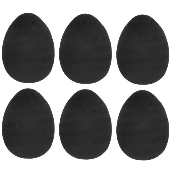 uxcell 滑り止め靴パッド 90x65mm 滑り止めシューグリップスティックソール ラバークッシ...